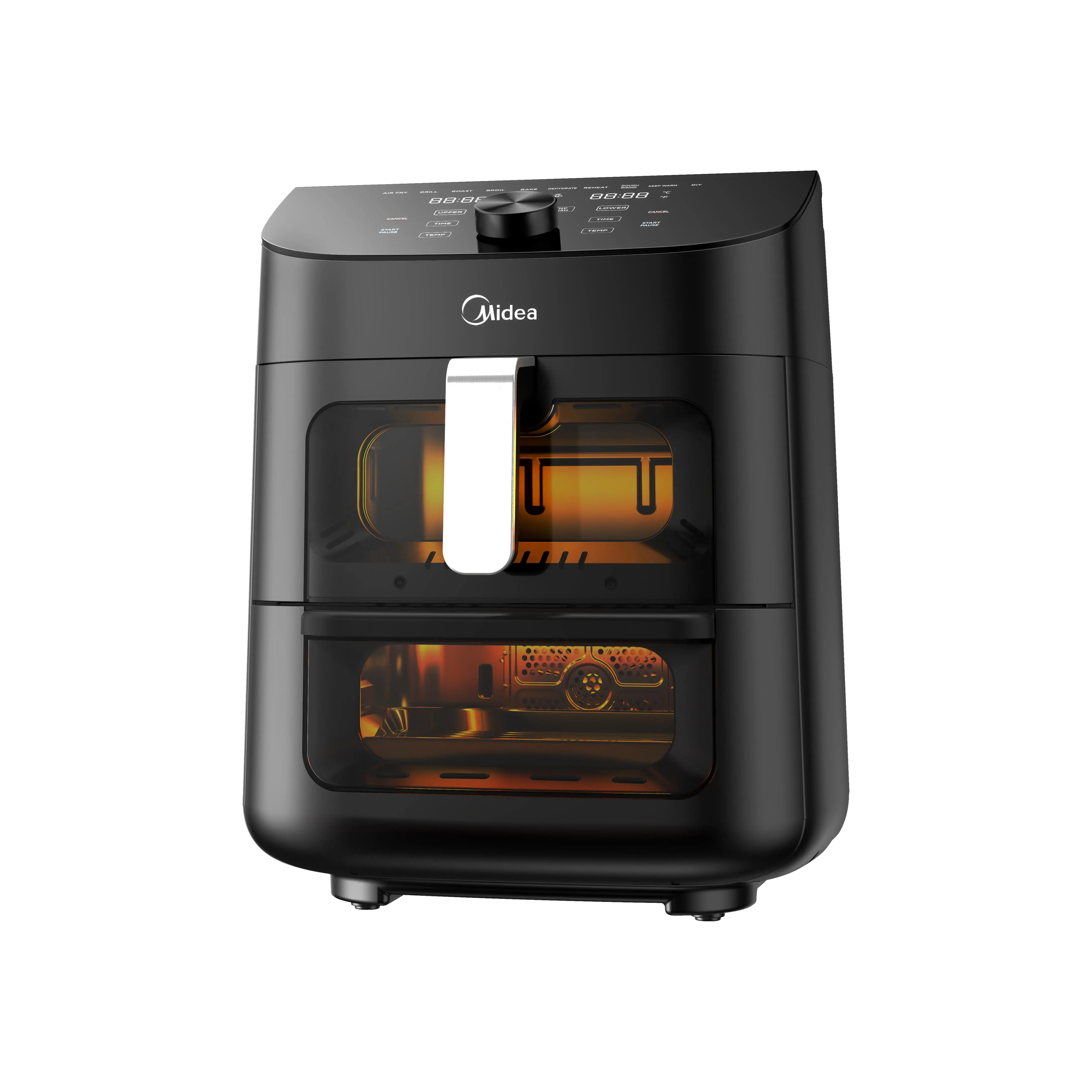 Midea-SDA-Two-Zone-Air-Fryer-MF-CY110A-Product-Image-Front-Left