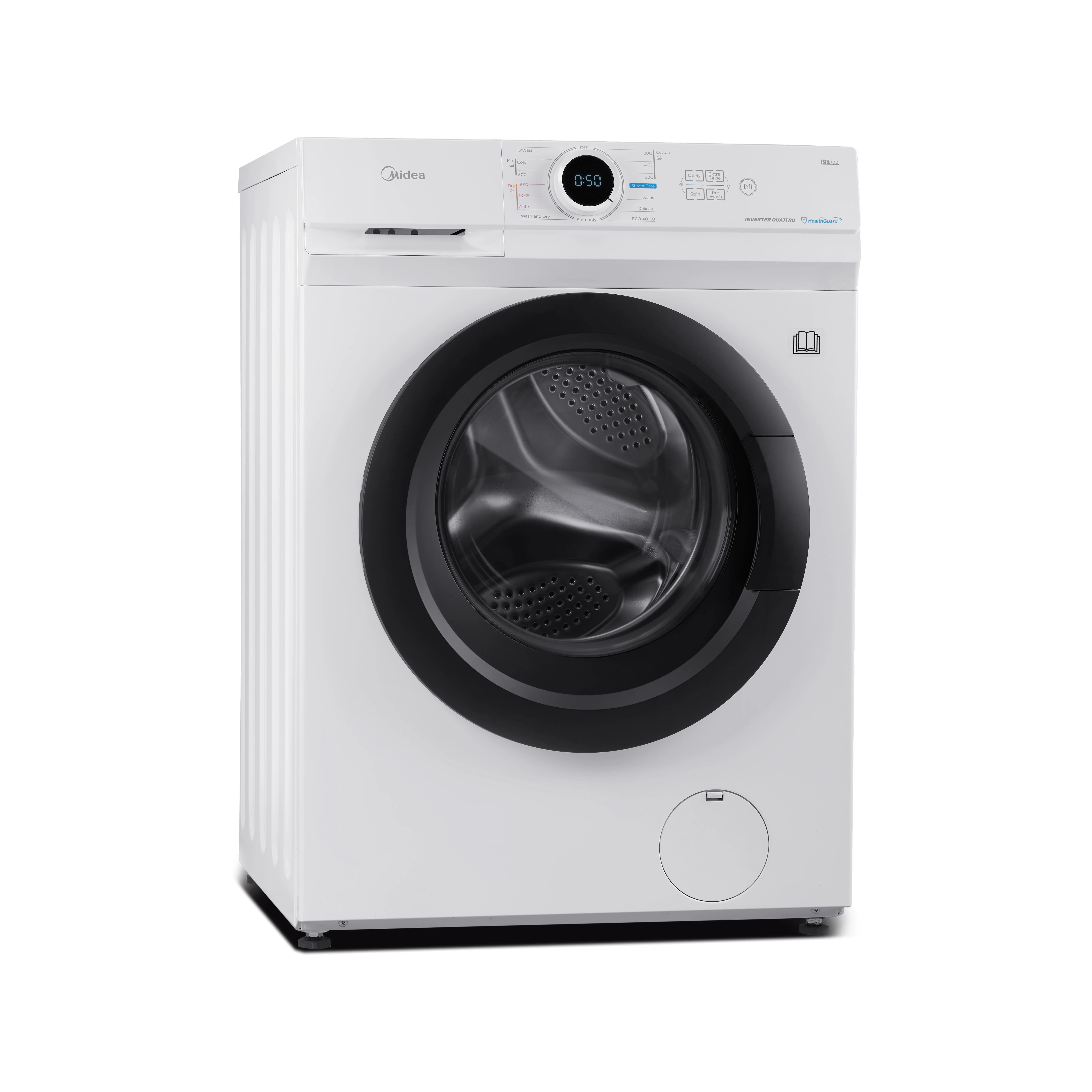 Midea_Laundry_Lavadora de carga frontal_MF10ED80B_Images_Imagen del producto_2